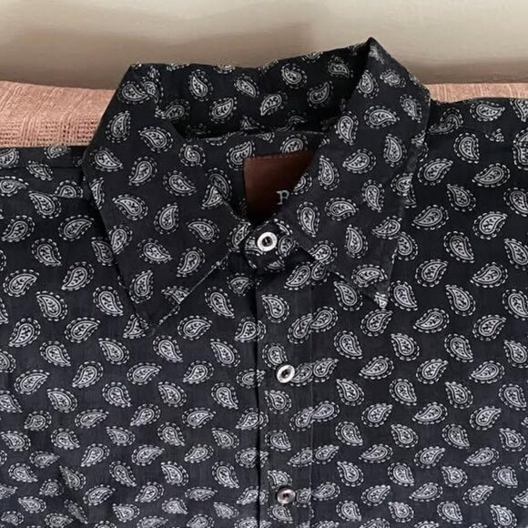 Western paisley-print shirt (unisex) 😎 - Picture 4 of 11